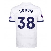Camisa de Futebol Tottenham Hotspur Destiny Udogie #38 Equipamento Principal 2023-24 Manga Curta